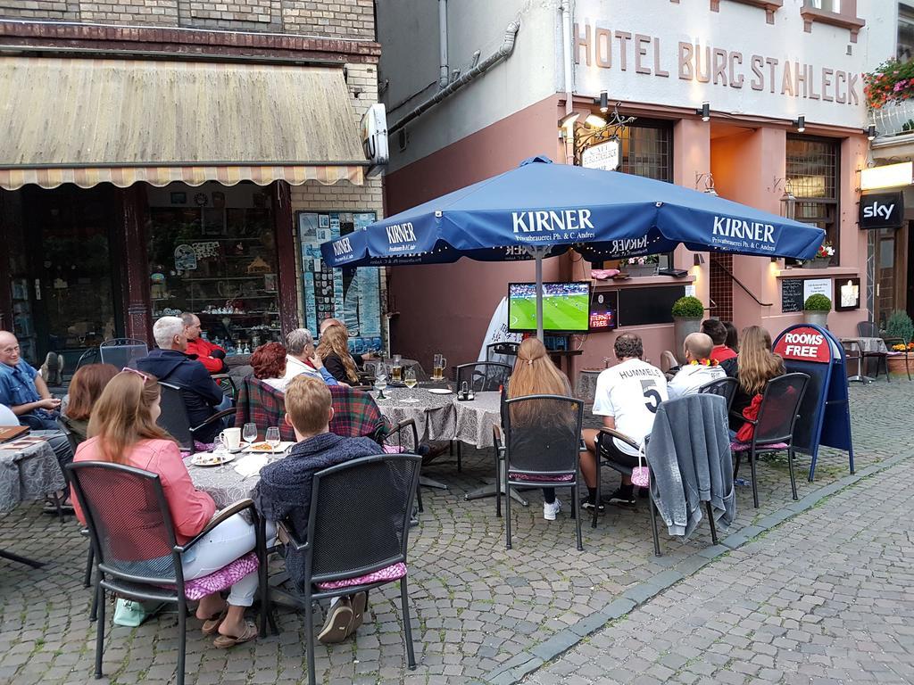 Hotel-Cafe-Burg Stahleck Bacharach Dış mekan fotoğraf