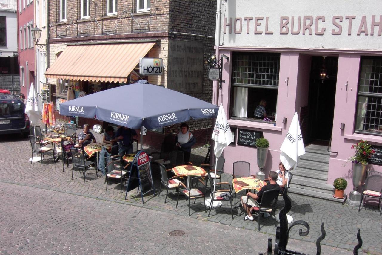 Hotel-Cafe-Burg Stahleck Bacharach Dış mekan fotoğraf